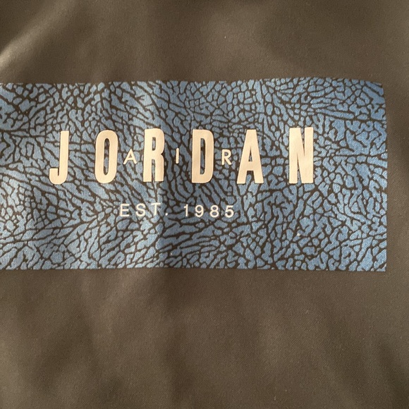 Nike Jordan Air Fleece Hoodie Boys Size L (11-13) - Picture 3 of 7